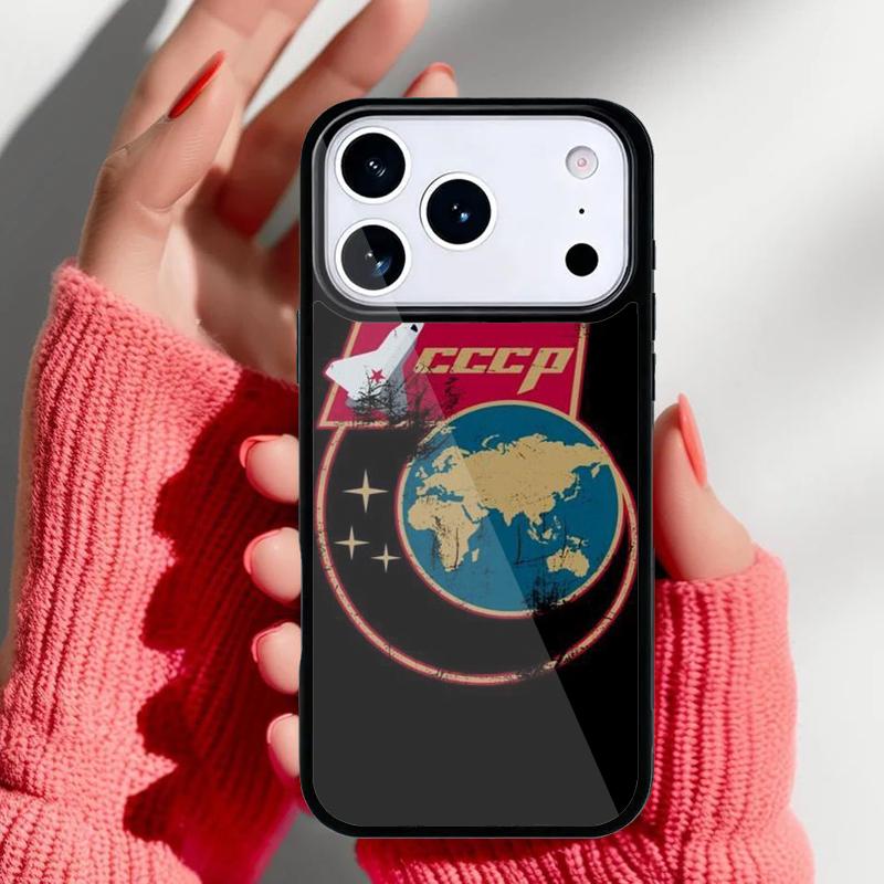 CCCP Soviet Union Russia Phone Case for iPhone 17 16 15 14 13 Pro Max Back Cover for 12 11 Pro Coque