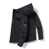 Men's Trendy Windproof Hooded Jacket for Autumn/Winter Outdoor Sports