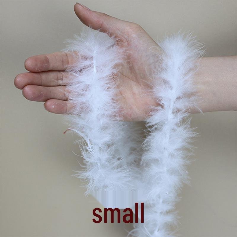 

Белая перьевая отделка для DIY праздничных украшений и акцентов для костюмов