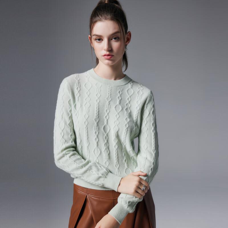 Paro Women's 100% Cashmere Cable Knit Sweater