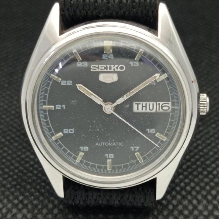 MONTRE VINTAGE SEIKO 5 AUTO 6309A JAPON POUR HOMMES CADRAN ORIGINAL 608g-a316390-9 SKU608g-a316390