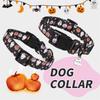 Adjustable Buckle Ghost Pumpkin Pet Collar Decorative Pet Neck Ring  Halloween Party