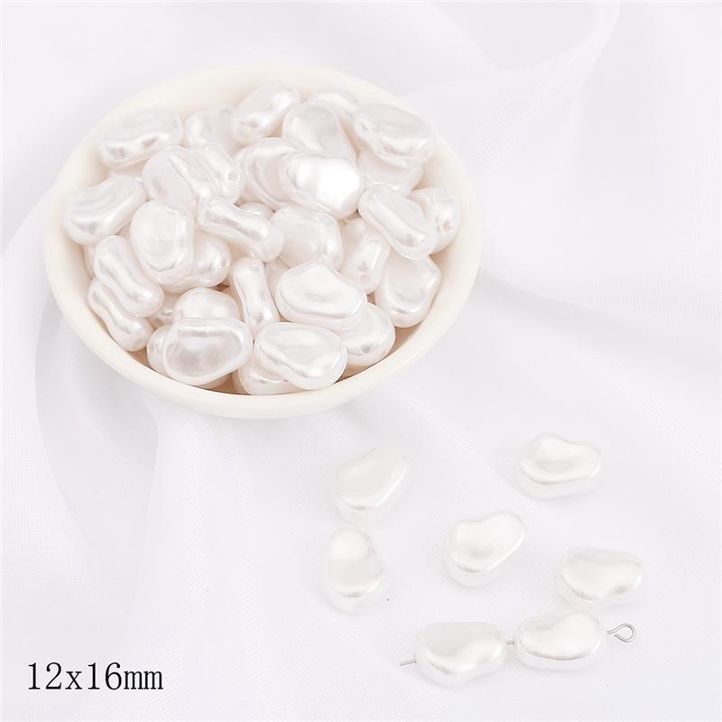 Irregular ABS Imitation Pearls Beads Acrylic Loose Beads for Jewelry Making DIY Necklace Earrings Hairclip Bracelet Necklace