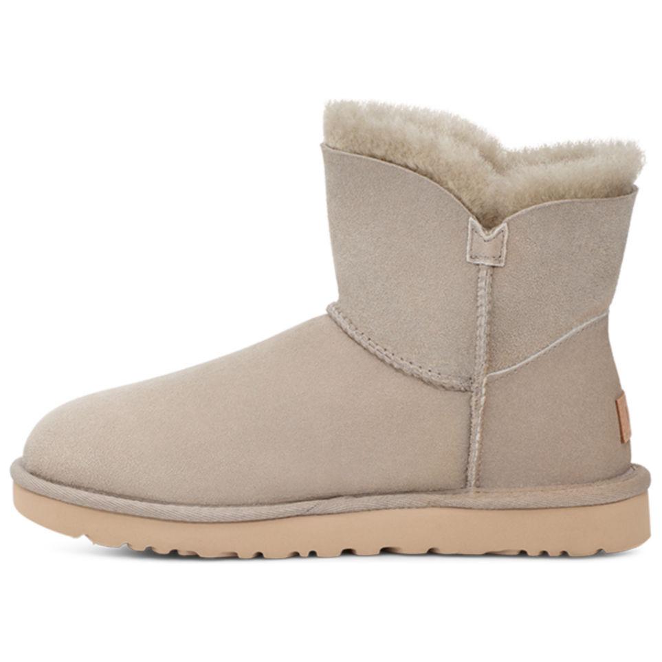 UGG Saueskinn Varm Sklisikker Retro Plysj Allsidige Korte Snøstøvler Dame Støvler Brun 1112481-GOA
