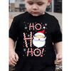 Boys' Christmas & Summer Short Sleeve T-Shirt Santa Claus Cartoon Print Christmas Girl's Men's Women's T-shirt Tops