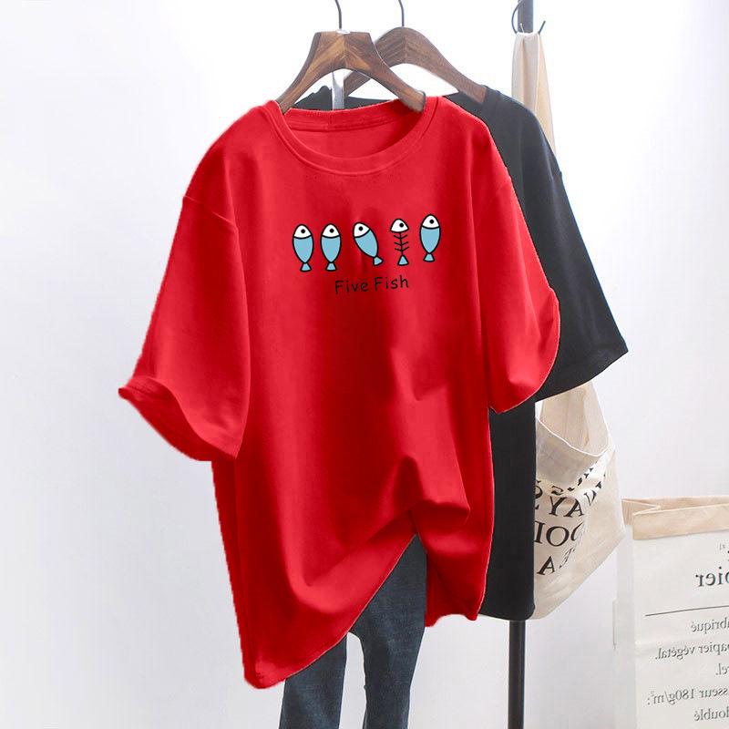 

Женская белая футболка оверсайз средней длины с коротким рукавом в стиле гонконгский шик - летний тренд в корейском стиле XL