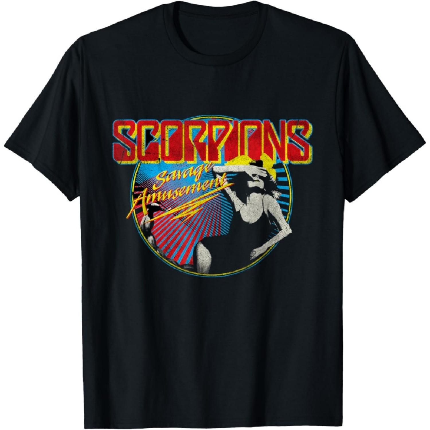 Официальная футболка Scorpions Savage Amusement S чёрный