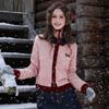 Sancai Embroidered Little Horse Knit Cardigan