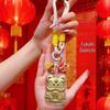 999 Pure Gold Cute Lion Keychain Lanyard - Lucky Charm Gift for Customers