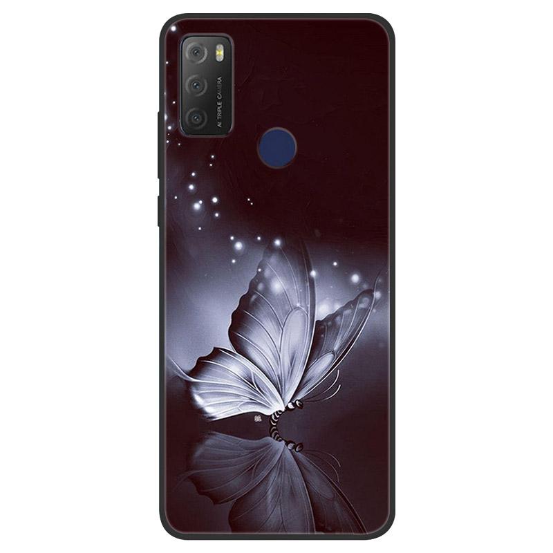 For TCL 20Y 6156D Case Shockproof Soft TPU Silicone Phone Cover For TCL 20Y 20 Y E 6125F Fundas For TCL20Y TCL20E Shell Coque