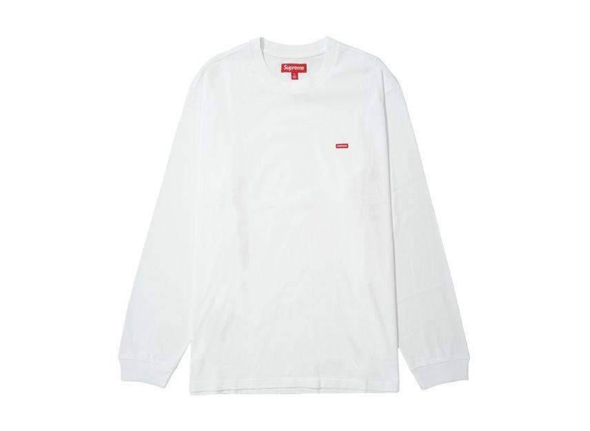 Supreme Small Box L/S Tee White (25SS) L