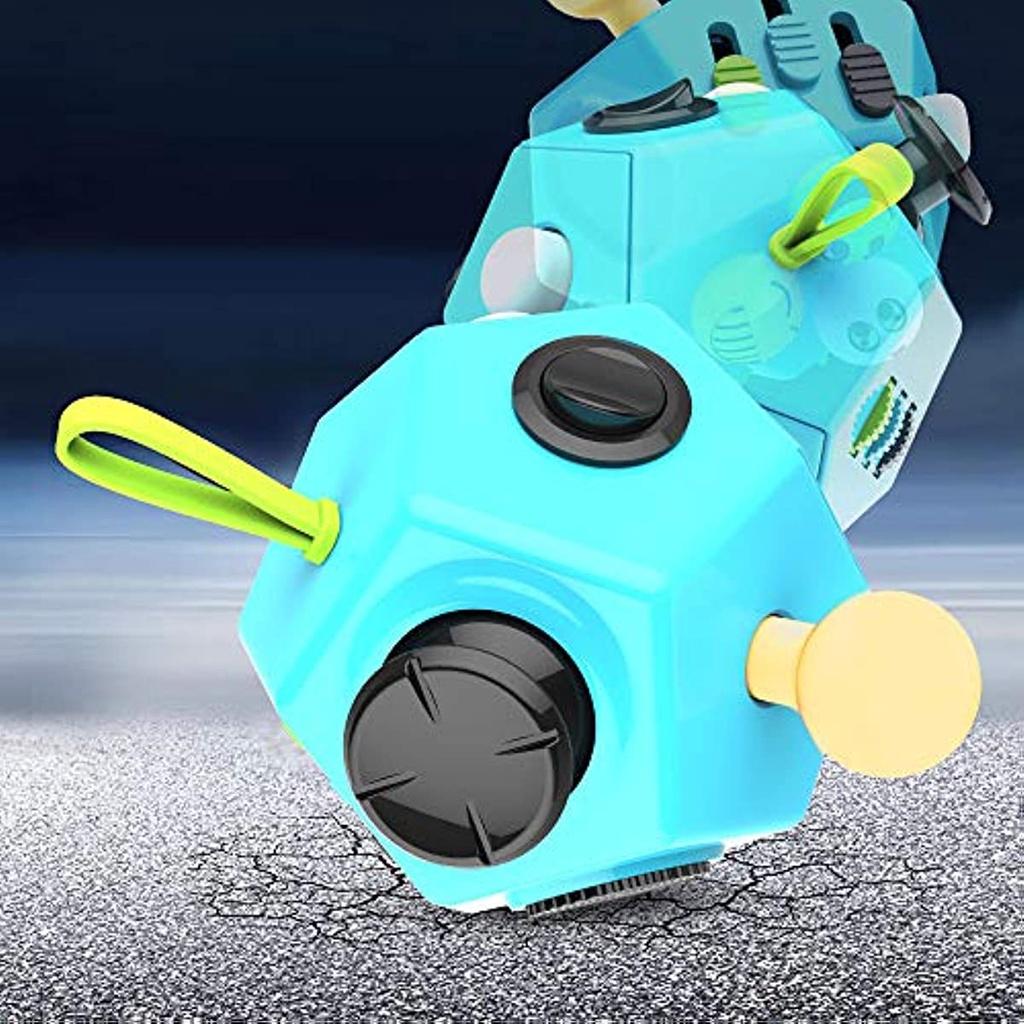 Tidget Toys Stress Pop It Angstlinderung Fingerspielzeug 12-seitig Anti Stress Dekompression Linderung Würfel Erwachsene Spaß Spielzeug