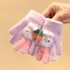 Baby Gloves for Winter, Cute and Warm for Toddlers, Boys and Girls, Five-Fingered Plush Gloves for Babies