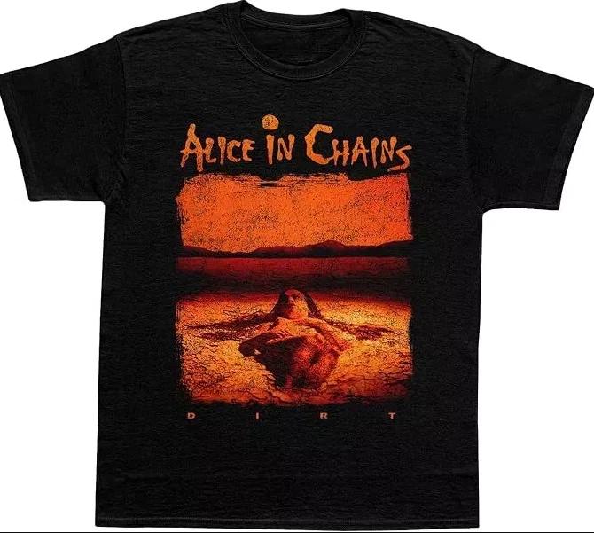 

Alice in Chains Men s Printed T-shirt Is Suitable for Fans, Both Men and Women, with A Style That Is Suitable for All Seasons... S