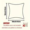 1Pc Cartoon Happy Grandma Themed Printed Throw Pillow Cover, Suitable For Sofa, Bedroom, Living Room, A Fun Gift For Seniors.