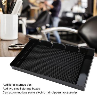 Elektrikli Saç Kesme Makinesi Saklama Kutusu Makas Tarak Teşhir Rafı Kaymaz Ped Kuaförlük Aleti