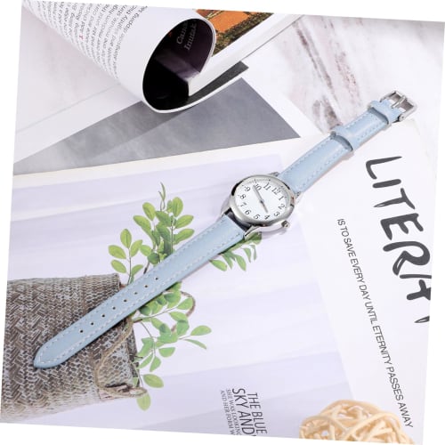 POPETPOP Student Watch, Women's Watch, Leather Band, Waterproof