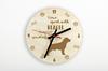 Beagle - clock with dog, wooden clock with engraving, personalised clock by Art-Dog