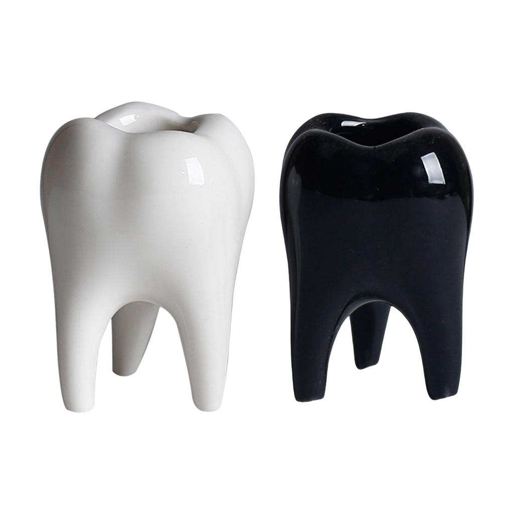 Keramický květináč na sukulenty, květináč ve tvaru zubu, květináč na rostliny, květinová váza, ozdoba na sukulenty, nádoba na kaktusy pro domov, balkon