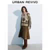 UR 2025 Spring Women's Retro Fair Isle Tassel Knit Sweater