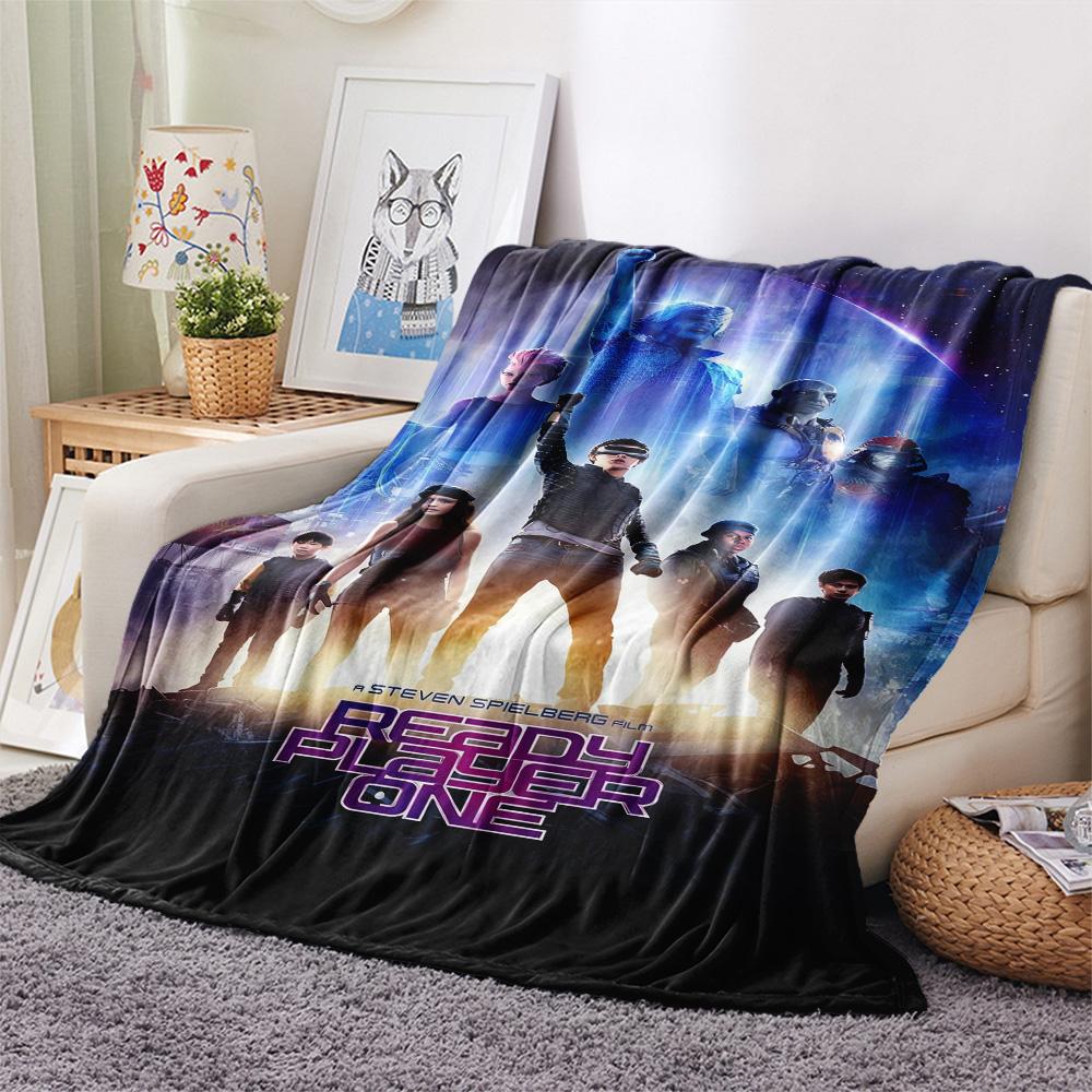 17Pc Alien Earth Print Flannel Blanket, High quality Comfortable for All Seasons, Home Decor, Warmth and Comfort, Perfect for Christmas Gifts 80cm x 120cm