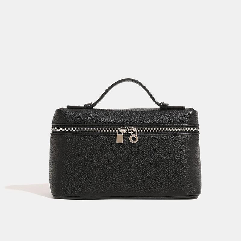 

Fashionable Simple Portable Lunch Box Bag Women 2025 New Kelly Makeup All-matching One-shoulder Cross-body чёрный