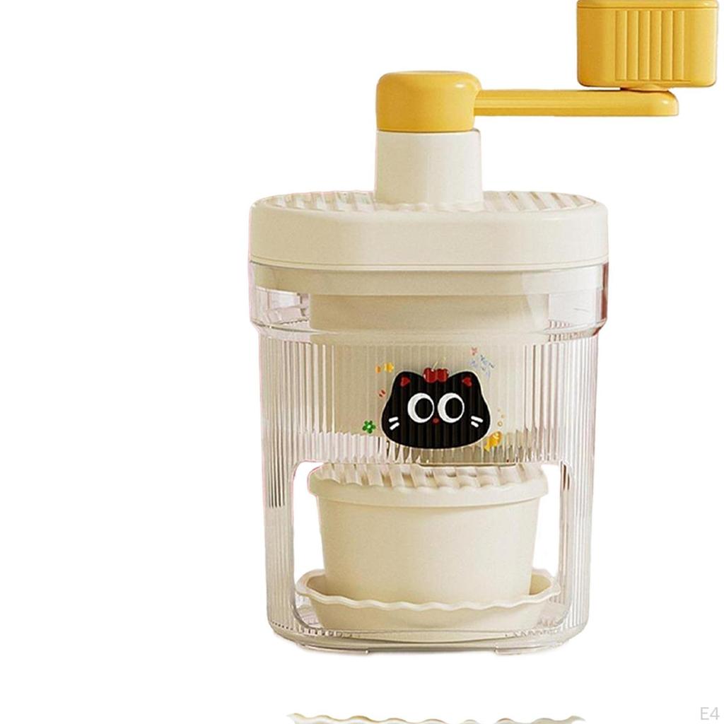 Ruční drtič ledu pro přípravu ledové tříště doma nebo na večírcích