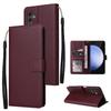 For Samsung Galaxy S24 FE Case 3 Card Slots Wallet PU Leather Phone Cover