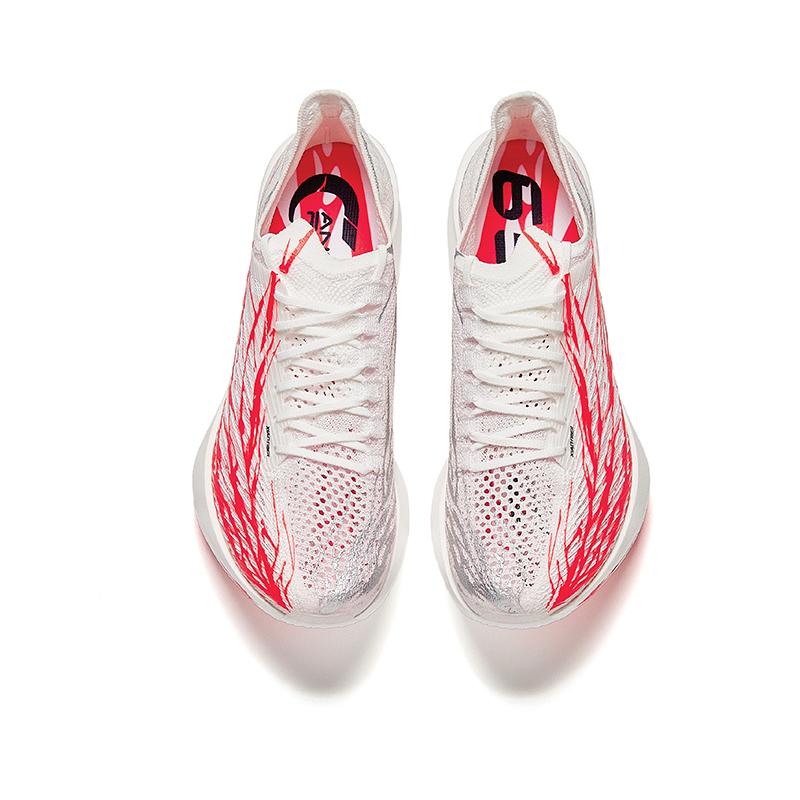 Anta C202 G9 Fabric Low Top Nitrogen Technology Running Shoes Men's White Red Sneakers