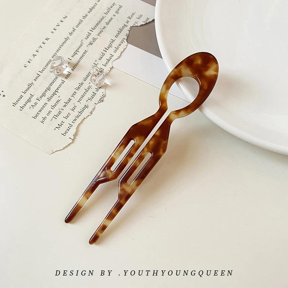 Modische Haarklammer im koreanischen Stil für Frauen und Mädchen, Acryl, transparent, große Haarspangen, Pferdeschwanz-Klammer, Kopfbedeckung, Haar-Accessoires