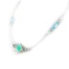 Les Trésors De Lily [D0926] - Designer Necklace 'Sole Mio' Turquoise