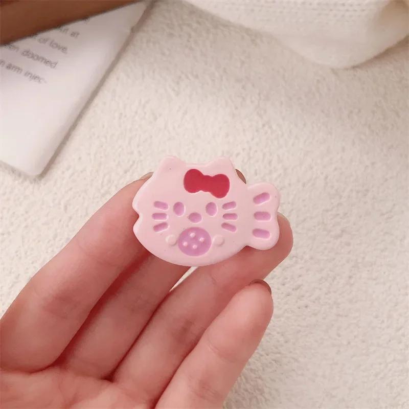 2 szt. Kreskówkowy Słodki Łuk Boczne Złamane Włosy Grzywka Klips Urocza Mała Rybka Kociak Nakrycie Głowy Dziewczynki Dzieci Akcesoria do Włosów