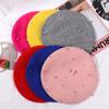Kids Accessories Pearly Warm Children Caps Beret Hat Girls Hats Headgear