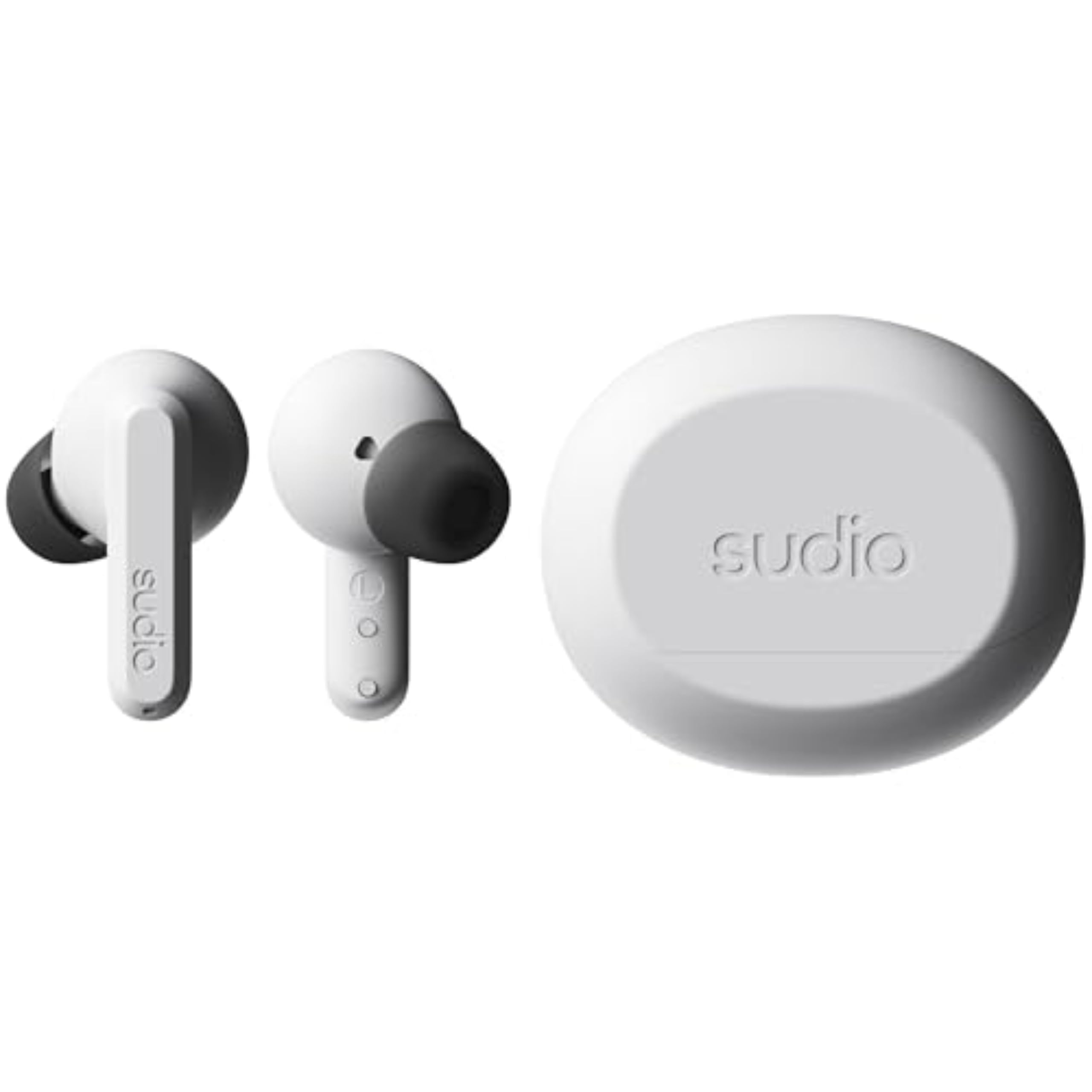 

Бездротові навушники SUDIO A3 Pro з мікрофоном, сумісні з iOS та Android, з активним шумозаглушенням (ANC) (Білий туман) В-вухо (Bluetooth 5.4 / / / Водонепроникний)