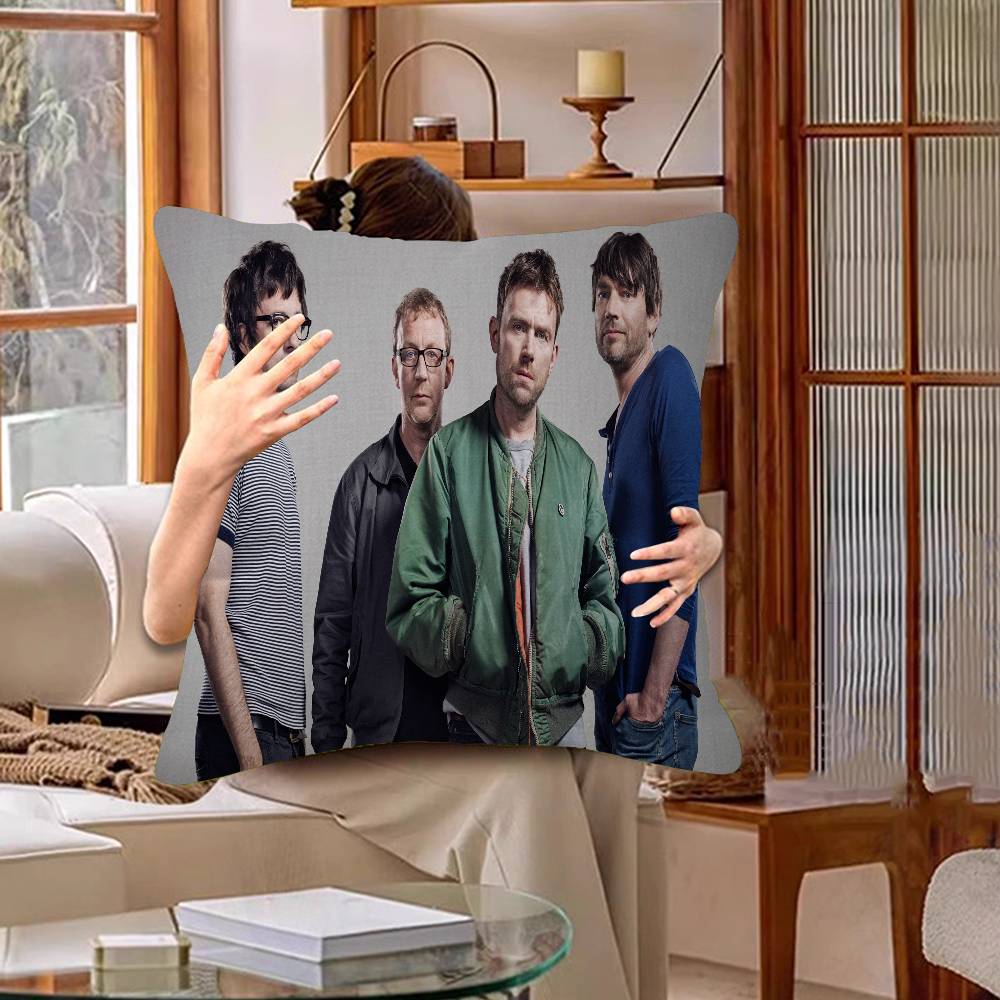 Band Musik Rapper B-Blur Vintage Pillow Gift Home Office Decoration Pillow Bedroom Sofa Car Cushion CoverPillow Case
