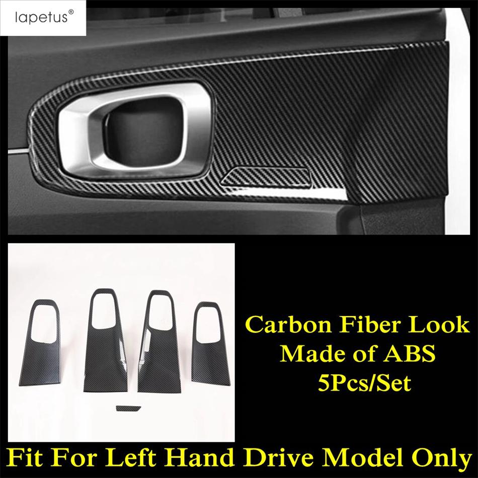 Gear Shift Panel / Head Lamp / Steering Wheel / AC Air Vent Cover Trim Carbon Fiber Accessories For Kia Sorento MQ4  -