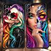 Phone Case Cover for Samsung Galaxy S25 Edge S24 S23 S22 S20 S21 FE Ultra S10 S10E Plus 5G Soft TPU Capas Hot Girls Fundas Bags
