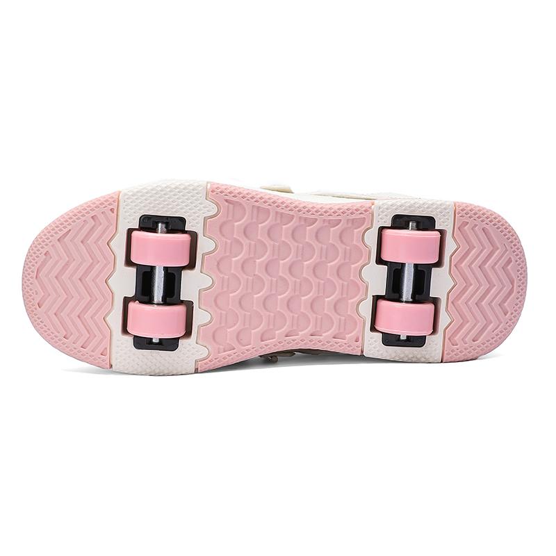 Chlapecké/dívčí boty s kolečky Čtyřkolečkové sportovní boty Kolečkové brusle lze sundat Studentské skate boty Sportovní boty