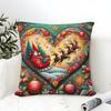 Nordic Style Classic Doll Print Pillow Case Linen Pillow Case Sofa Home Decor Cushion Cover Cushion Cove