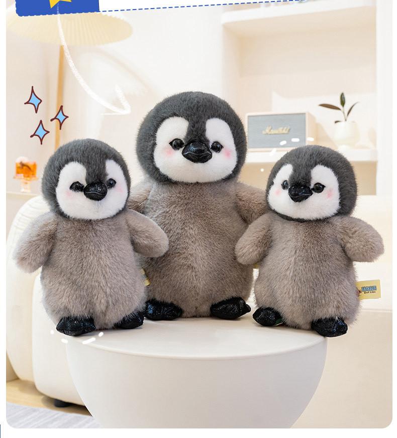 Toy Plush Penguin Pp Cotton Fill Short Plush Stuffed Animal Nursery Gift Decor