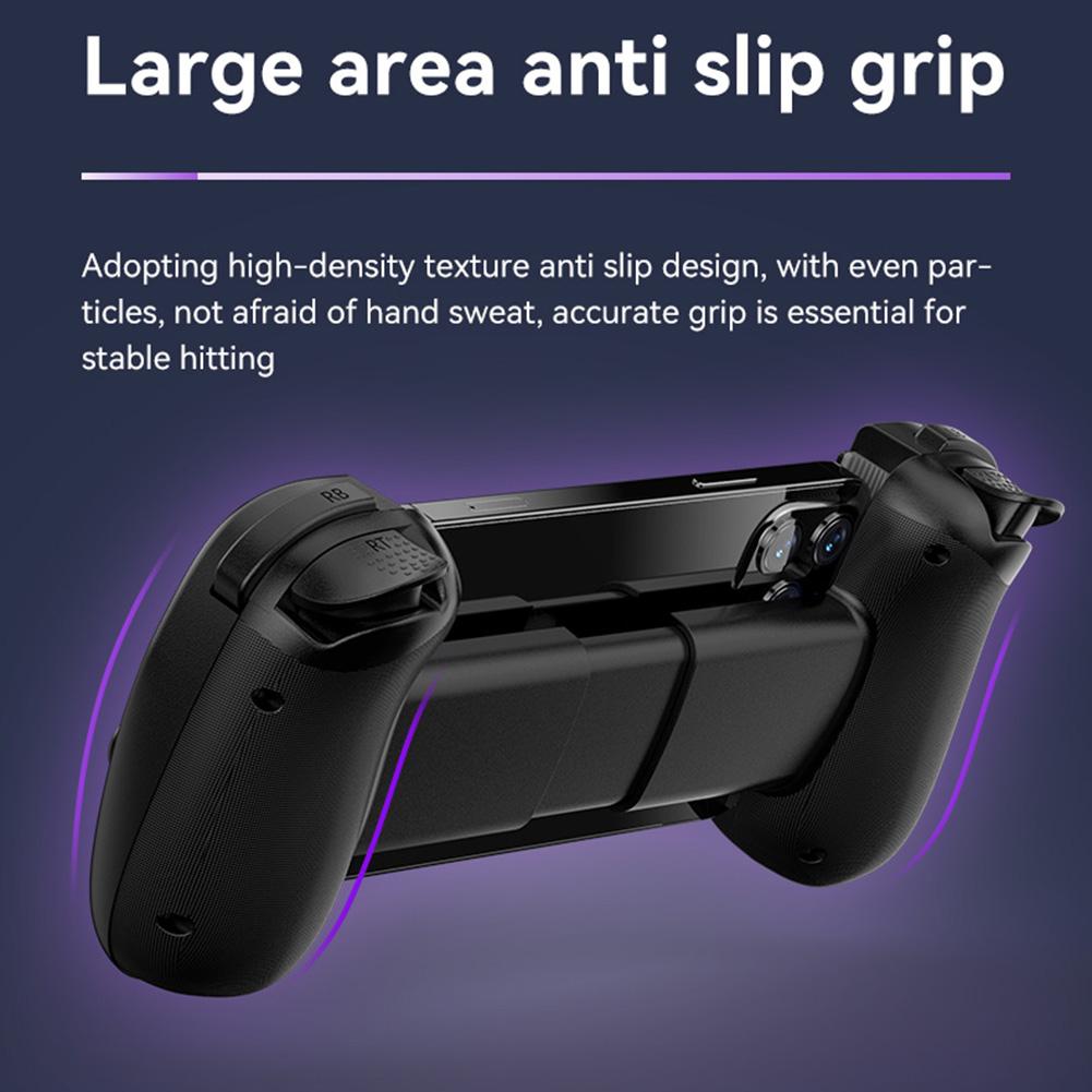 D8 Telescopic Mobile Phone Gamepad Bluetooth-Compatible5.2 Wireless Gamepad Joystick RGB Light for Android iOS PS3 PS4 Switch PC