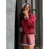 Linad Summer Satin White Mini Skirts For Women Street Chic Red High Waist Skirt Casual Slim Elastic Waist Skirt Female 2025