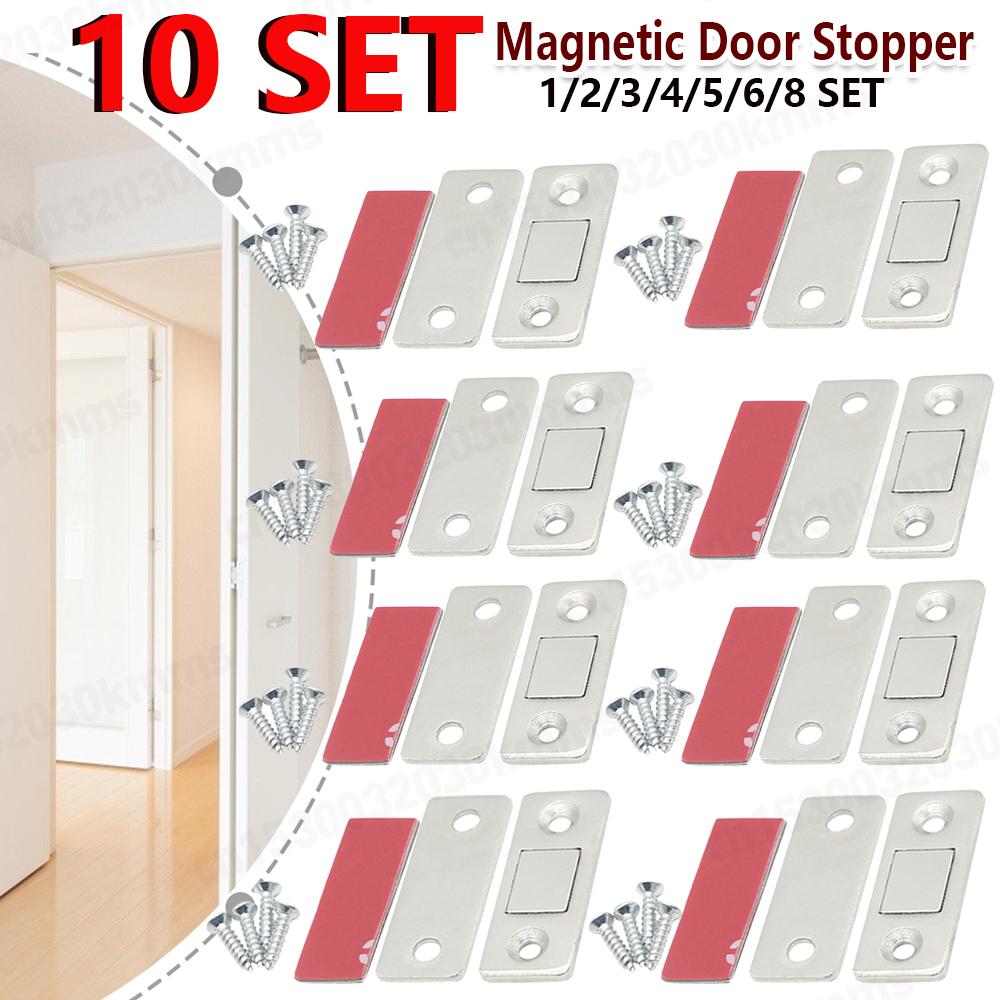 Magnetic Door Catch Cabinet Magnetic Catch Adhesive Drawer Magnet Catch Ultra Thin Cabinet Door Magnetic Catch Drawer Closures