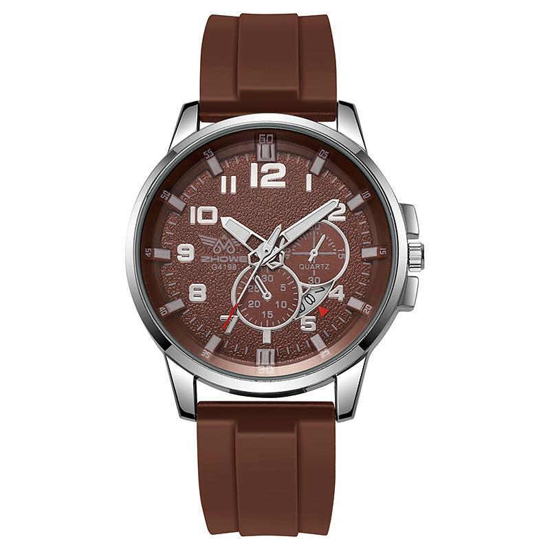 Men'S Fashion Silicone Watch Casual Waterproof Men'S Watch Watch