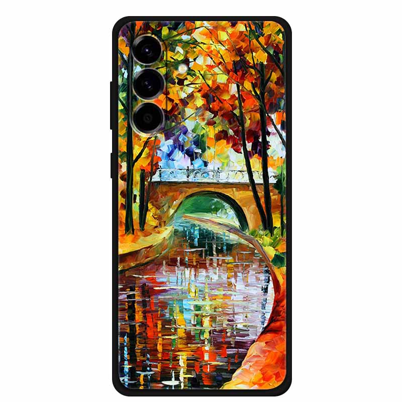 For Samsung Galaxy S25 FE 5G Case Soft Silicone TPU Black Phone Cover For Galaxy S25 FE 5G Protective Cartoon Bumper Coque S25FE