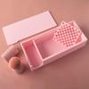 Polymer Clay Cutter Anti-Stick Starch Box With Brush Soft Ceramic Powder Storage Box Diy Earrings Jewelry Auxiliary Tools