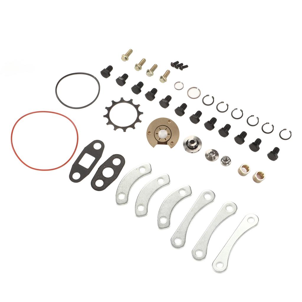 44pcs Standard Shaft Turbo Repair Kit Stable Performance Metal Alloy for T3 T4 T04E T04B Turbo Charger