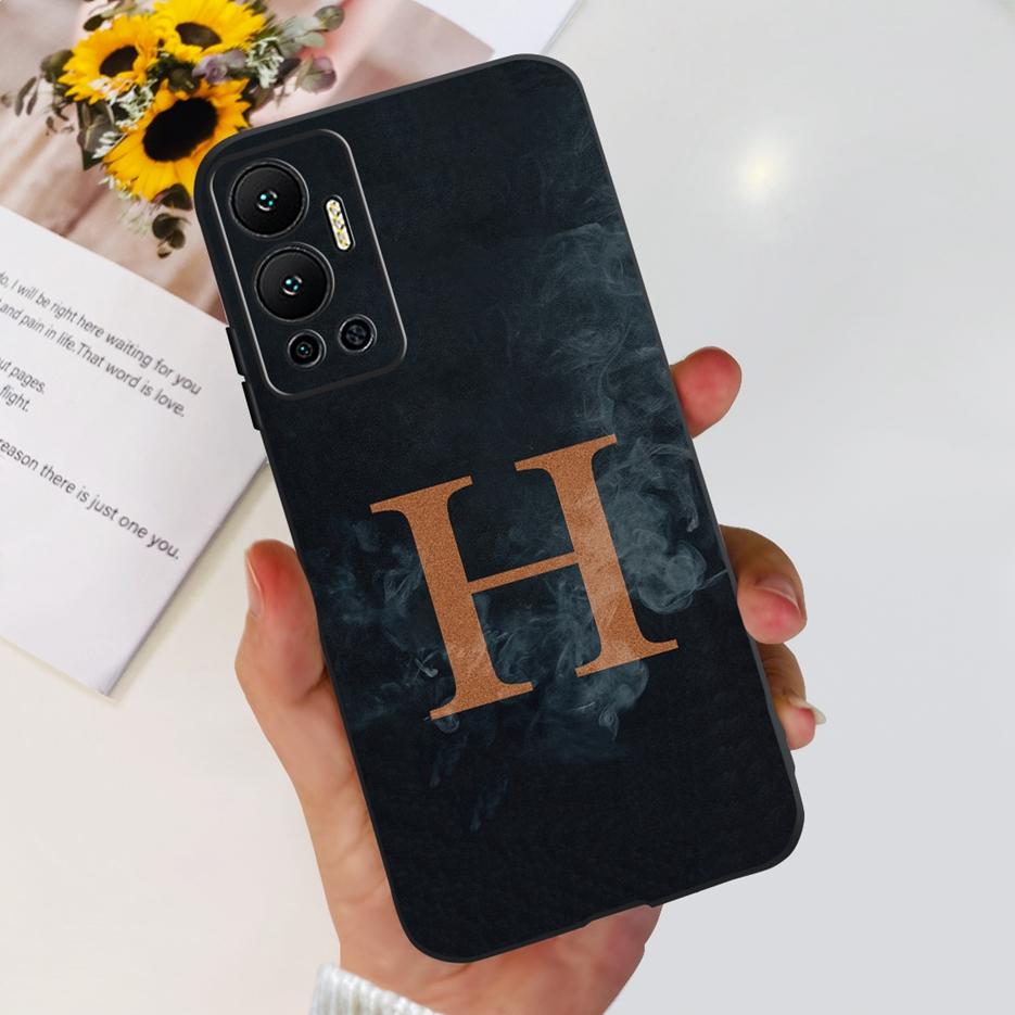 For Infinix Hot 12 Case X6817 X6817B New Letters Cover Soft TPU Phone Case For Infinix Hot 12 Play 12i Hot12 Pro Back Cover Bags
