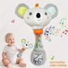 Non-Toxic Baby Soothing Fox Rattle - Safe Sensory With Crinkle Sound Gift For Christmas Halloween Birthdays