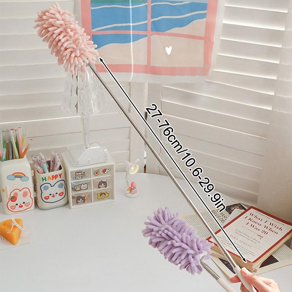 1 szt. Domowa miotełka z piór, wysuwana szczotka do usuwania kurzu, szczotka do czyszczenia, szczotka do zamiatania kurzu, szczotka adsorpcyjna